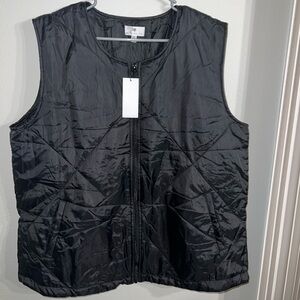 Socialite Charcoal Quilted Vest